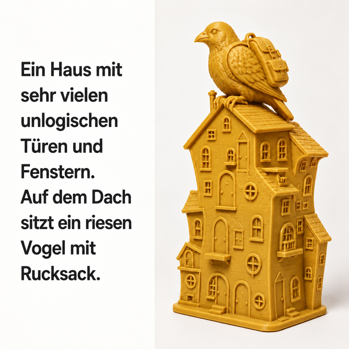Text zu 3D Figur
